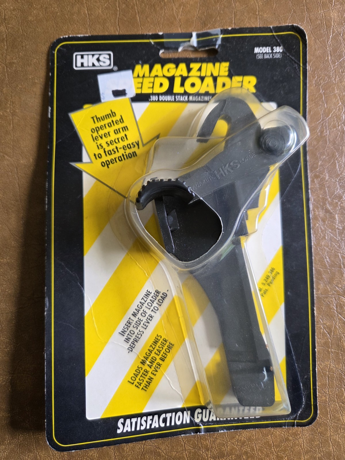 HKS 380 Magazine Speed Loader for Beretta, Taurus, Bersa, Browning