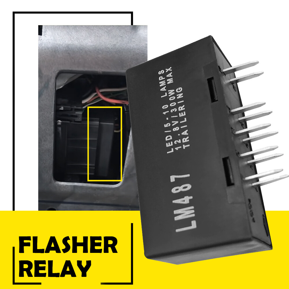 For 2003-2007 Chevrolet/GMC/Tahoe Flashlight LED Flasher Relay Turn Signal