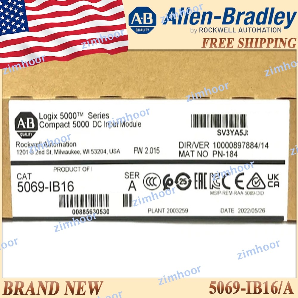 1PC Brand New 5069-IB16/A Compact 5000 DC Input Module AB FreeShip US