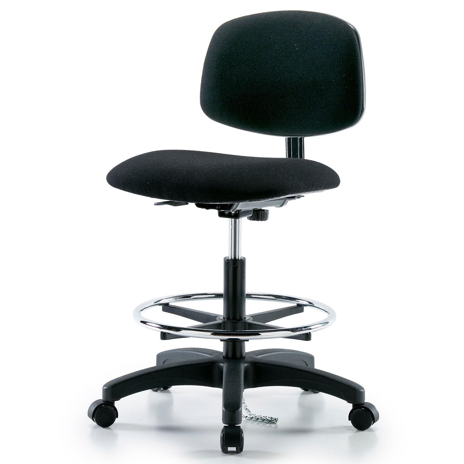 Fabric ESD Stool Black