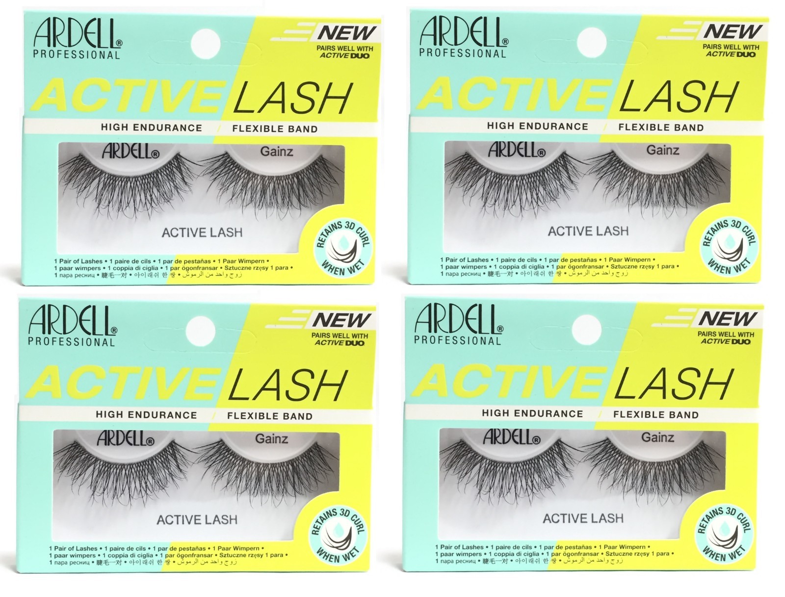 (4 PACK) Ardell Active Lash - Gainz, Item #64681