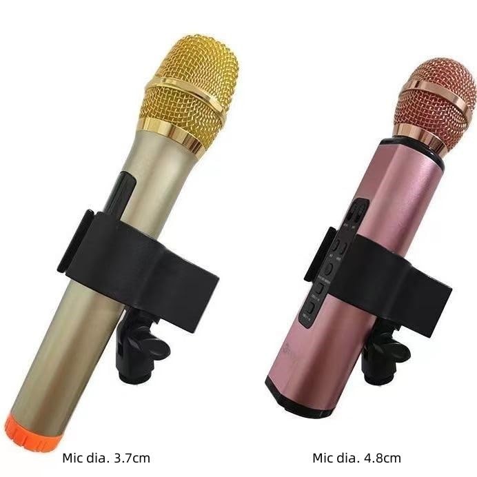 CCeCCe 2 Pack Microphone Clip Holder Mic Stand Clips Replacement with 5/8" 3/...