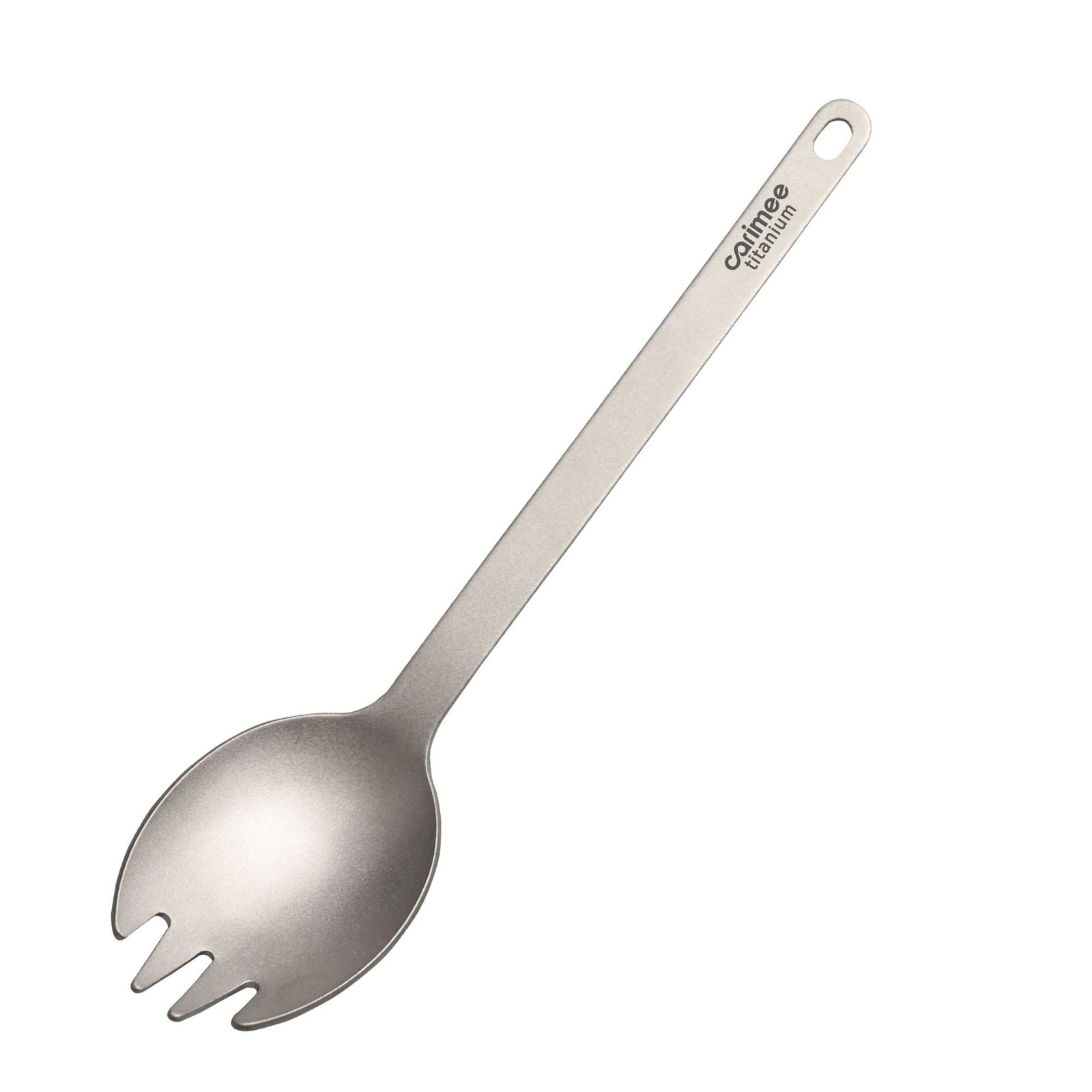 Pure Titanium Camping Spork, Ultra-Light Eco-Friendly Portable Reusable Flatw...
