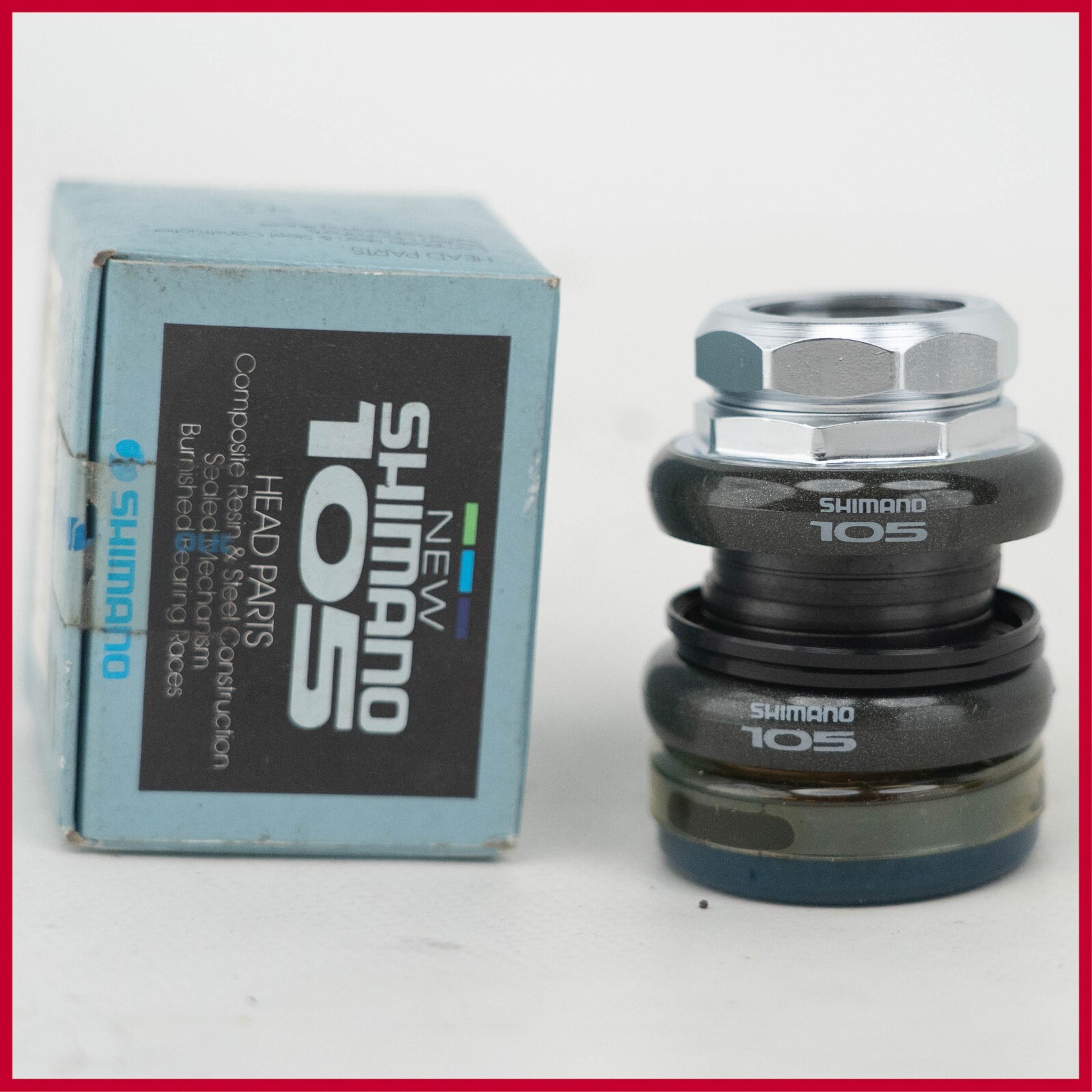 NOS SHIMANO 105 HP-1050 HEADSET 1" VINTAGE 90s THREADED INCH ROAD BIKE RACING
