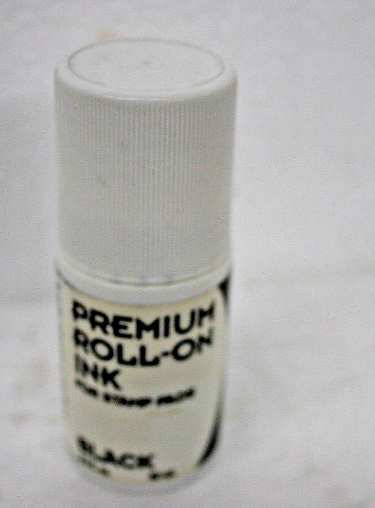 COSCO 2000 PLUS PREMIUM ROLL ON INK FOR STAMP PADS BLACK INK  2.0 FLUID OUNCES