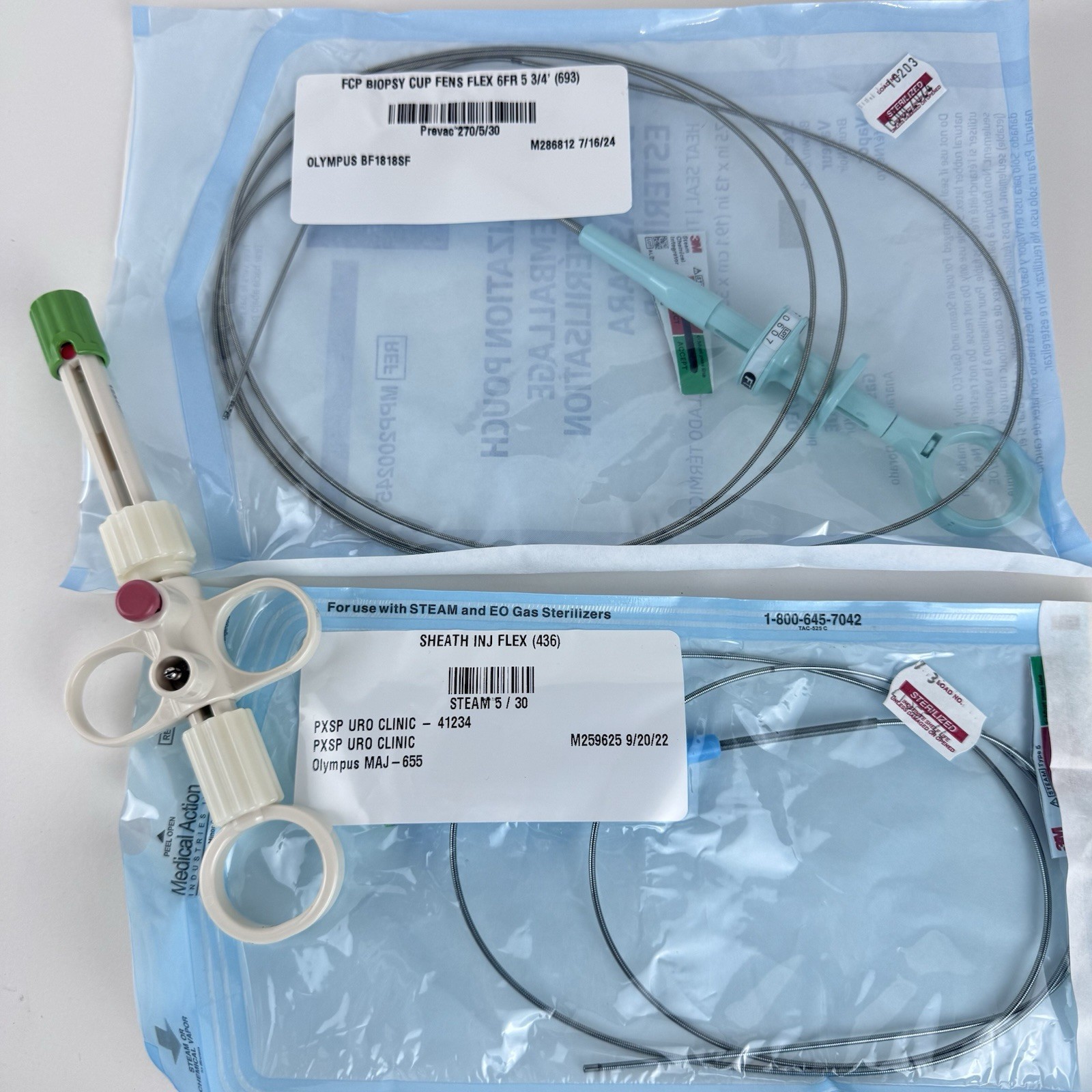 Olympus MAJ-655 Flexcysto Sheath & BF1818 & Handle Lot