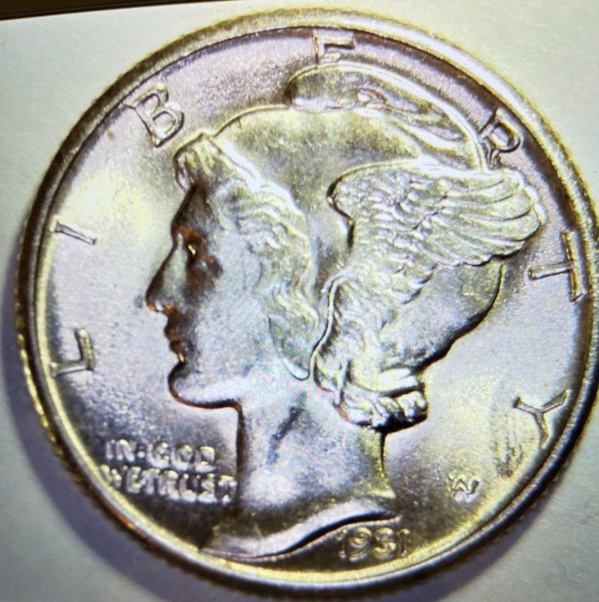 1931 MERCURY DIME CH/GEMBU  FB BEAUTIFULL WITH NICE LUSTER