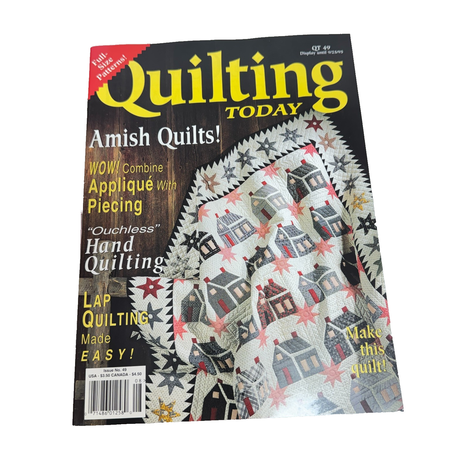 Quilting Today 1995 Amish Quilts Magazine