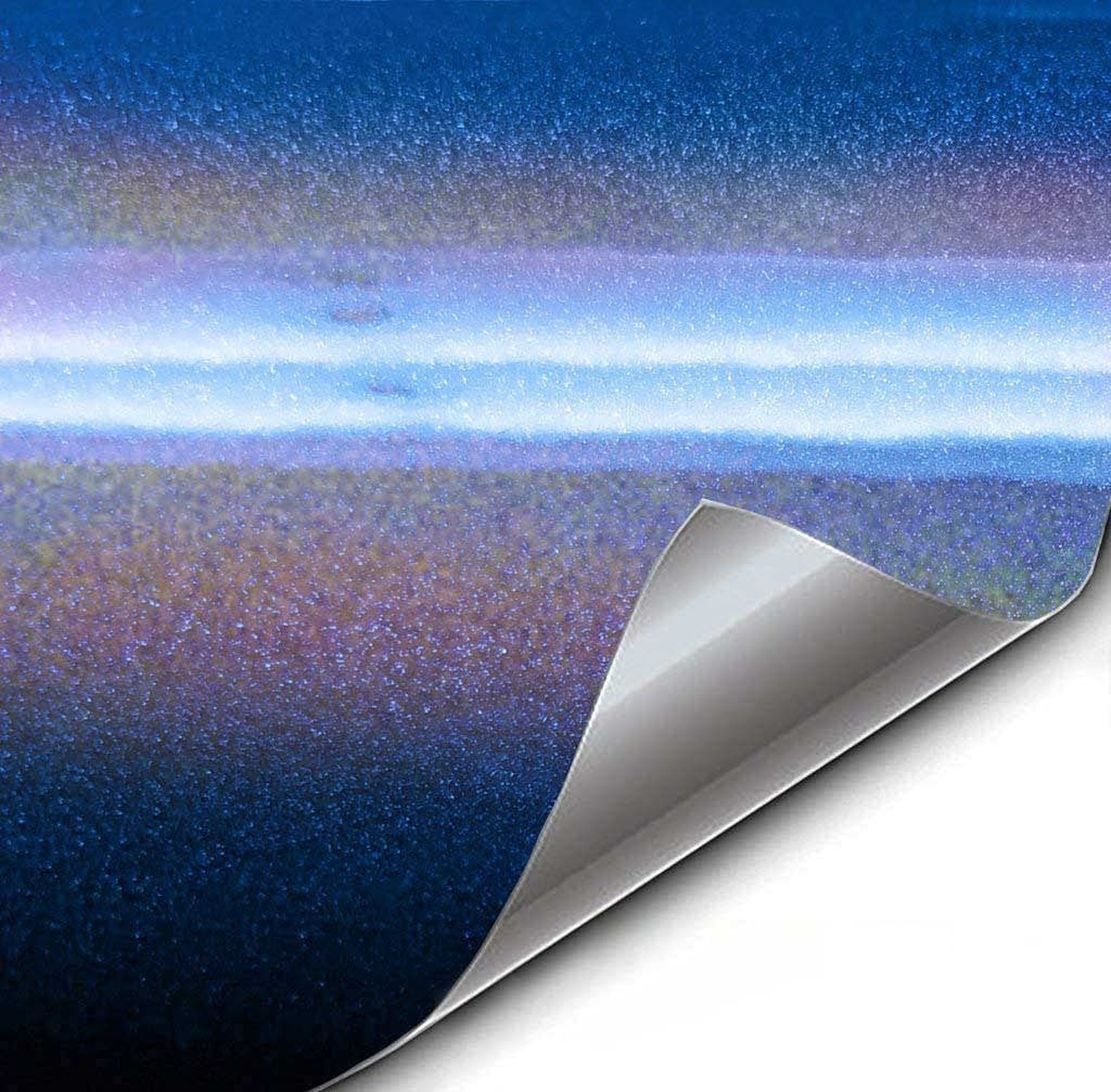VViViD+ Gloss Psycho Chameleon Blue Premium Vinyl Wrap Film (1ft x 5ft)