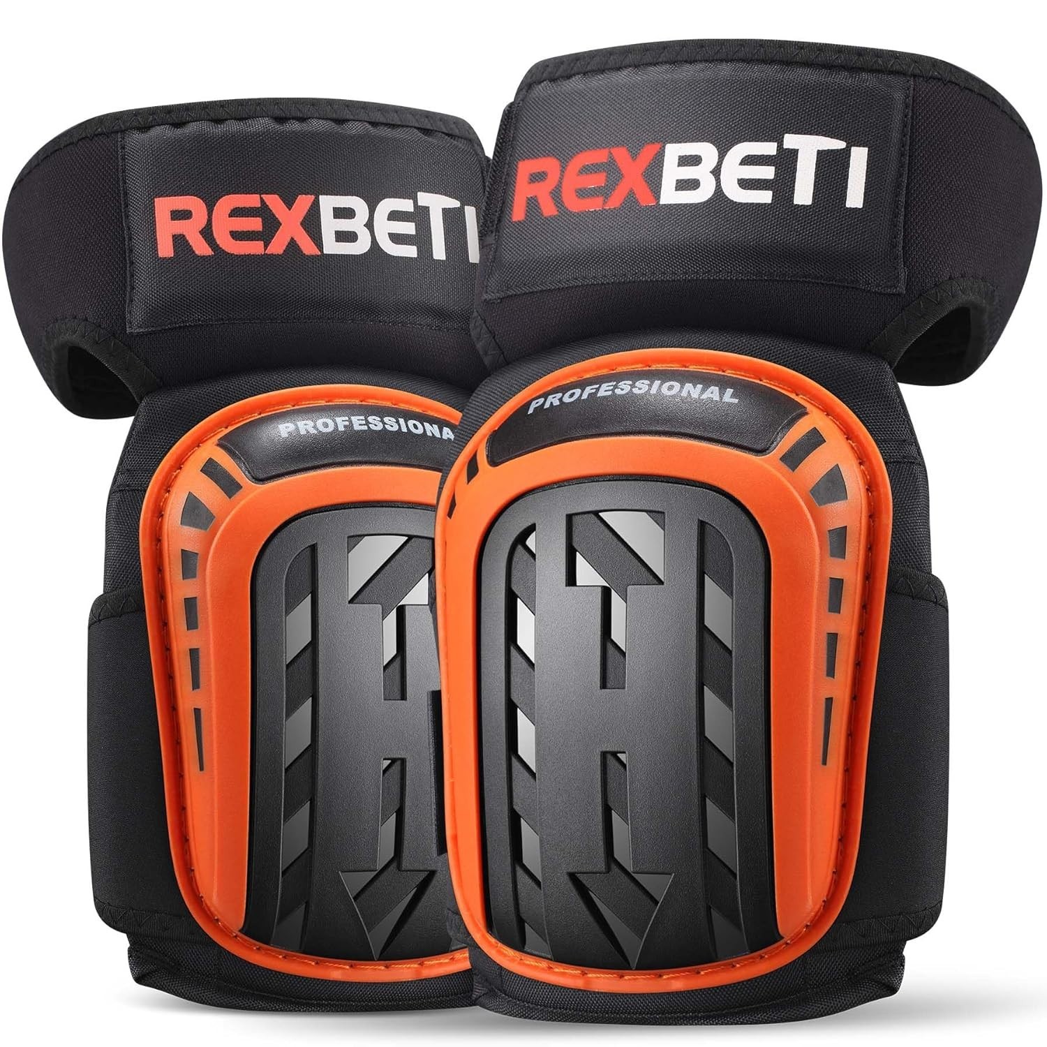 Versatile Orange Knee Pads for Heavy Duty Protection in Construction & Flooring