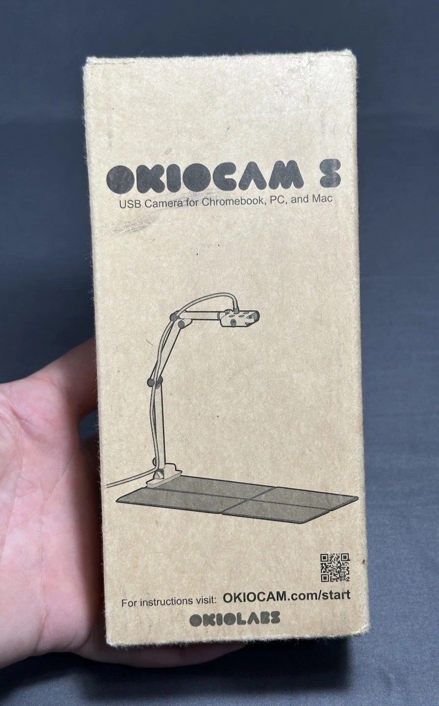 New OKIOCAM S OKL-S1 Document Camera & Webcam for Chromebook, PC & Mac Open Box