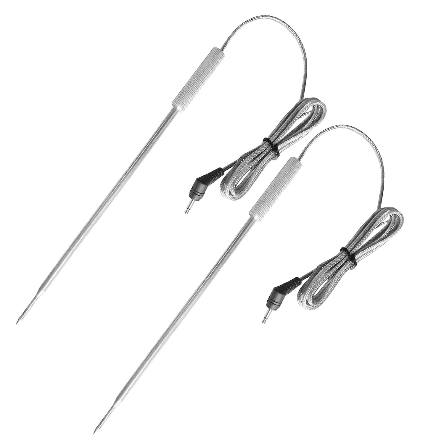 2-Pack Meat Thermometer Probe Replacement 2.5mm Compatible with Thermopro TP2...