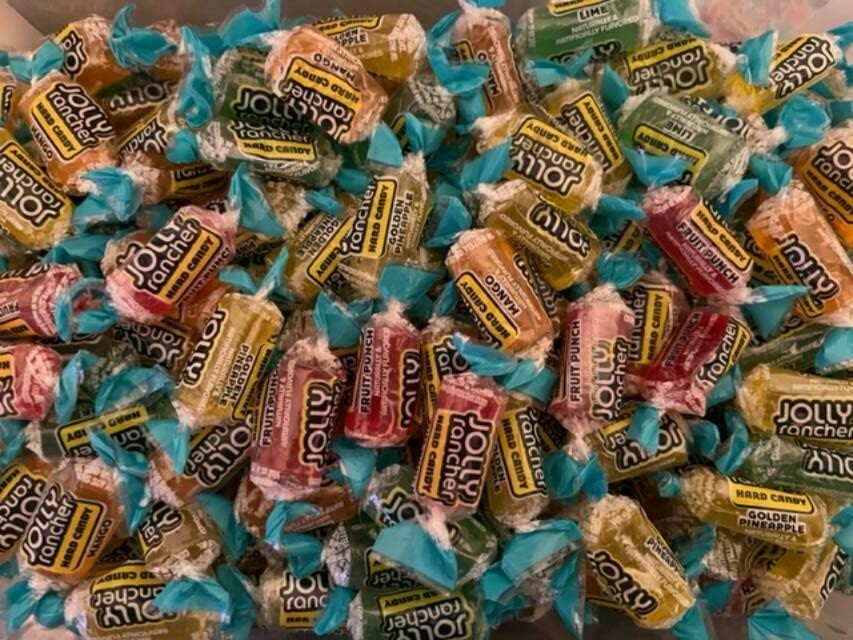 Jolly Rancher ALL TROPICAL FLAVORED  Hard Candy- BULK CANDY- 1/2 POUND BAG