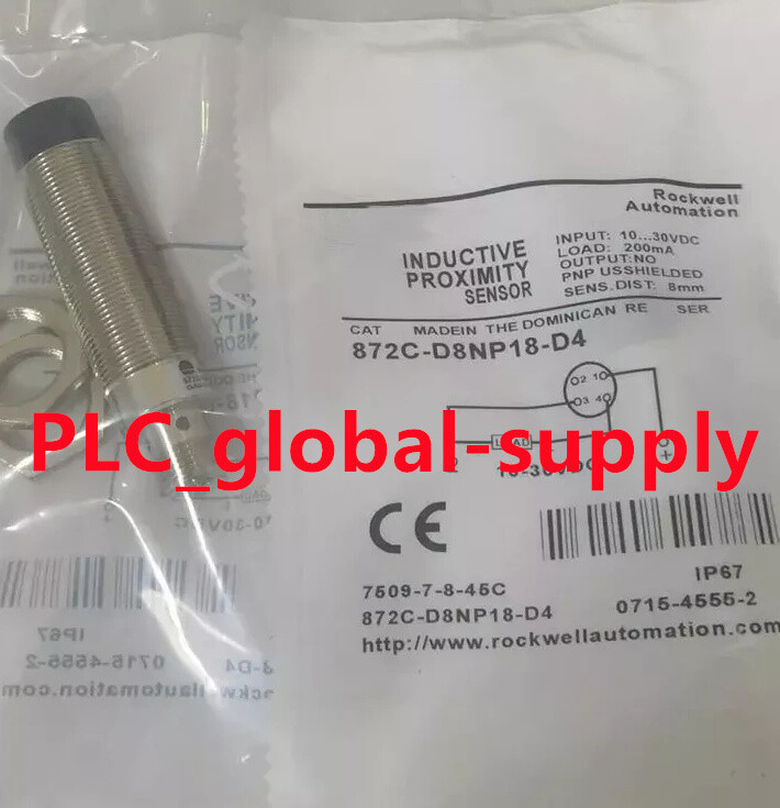 872C-D8NP18-D4 1PCS NEW For Allen Bradley Proximity Switch Sensor  Fast delivery
