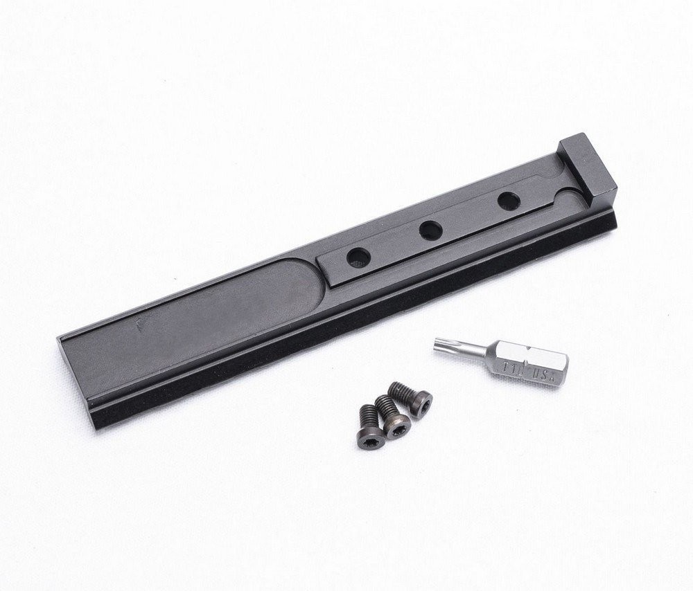 EGW Picatinny Rail 0 MOA For Smith & Wesson Revolver Ambidextrous Black - 49100