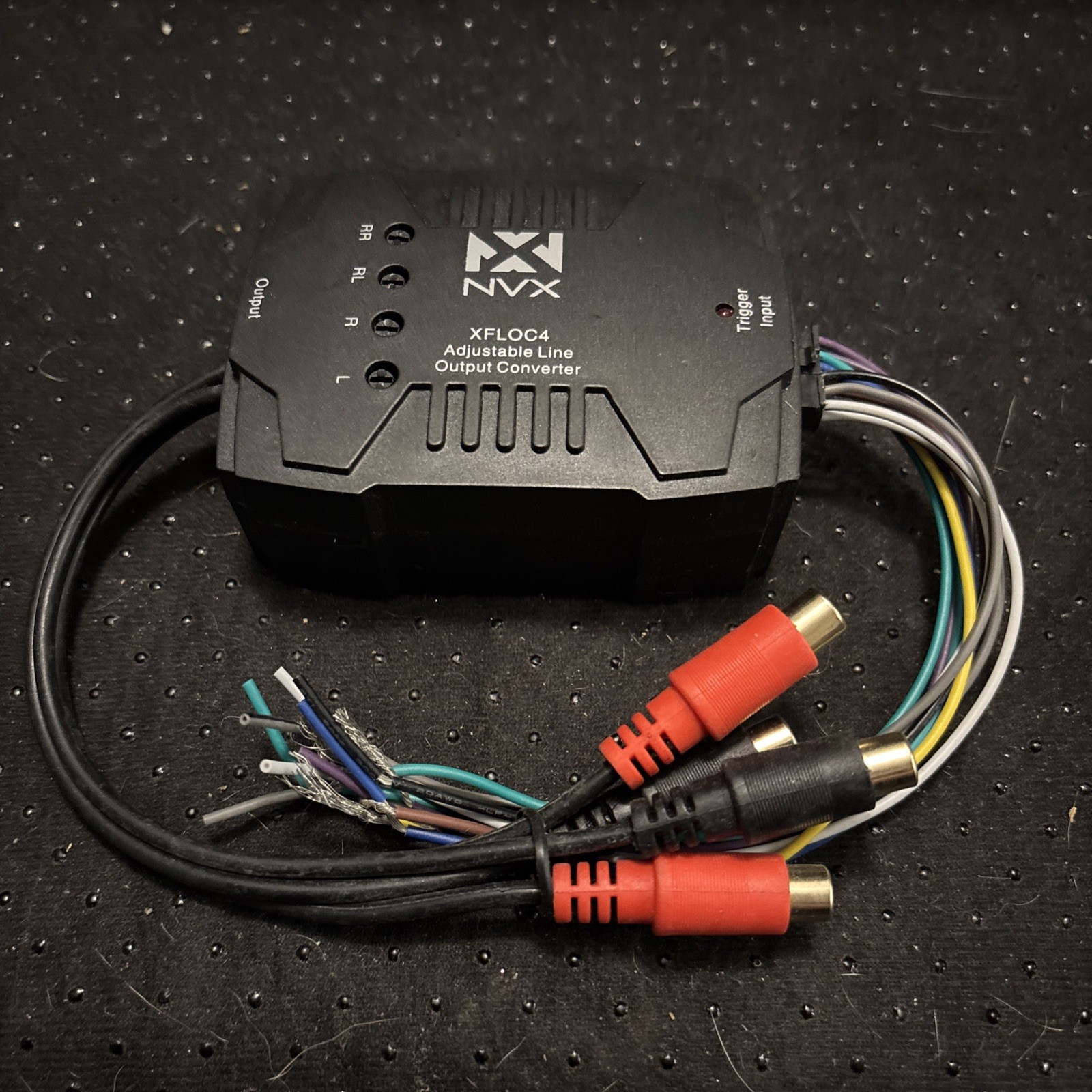 NVX XFLOC4 160 Watt 4-Channel Car Line Output Converter w/ Noise Filter + Driver