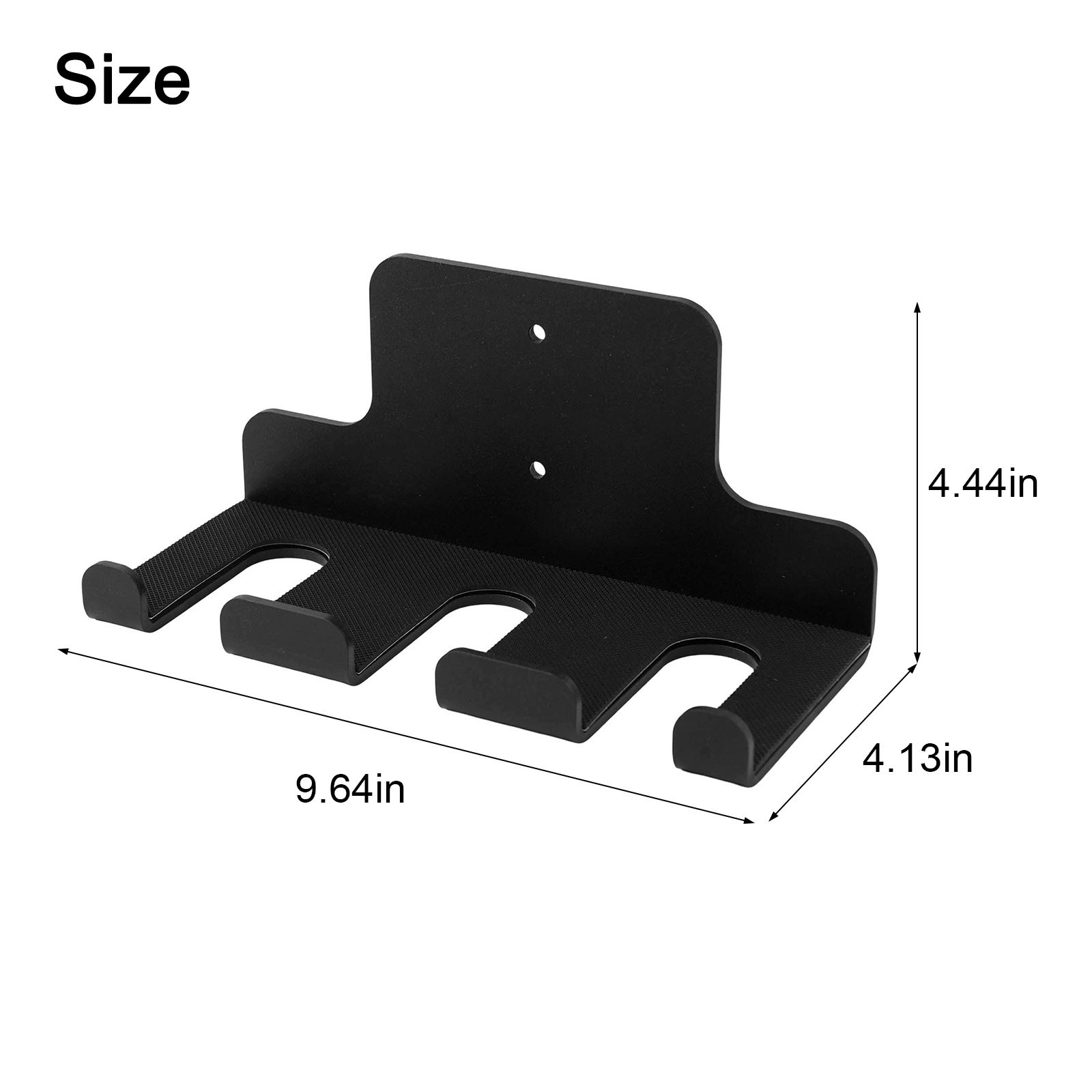 Compact Vertical Wall Mount Barbell Rack for Bars Under 33 Millimeters Diameter