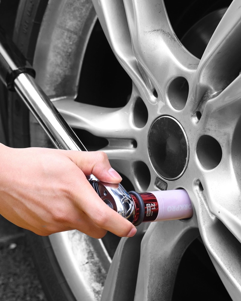 WORKPRO 1/2" Drive Lug Nut Impact Duty Socket 21mm Deep Thin Wall Socket 6 Point