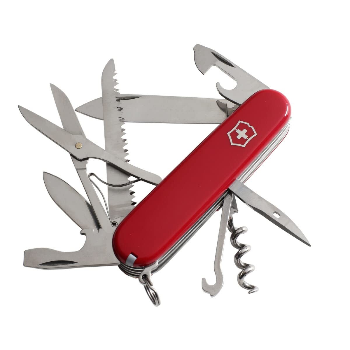 Victorinox Huntsman Swiss Army Knife Red 91mm Multi-Tool Camping Hiking Outdoor