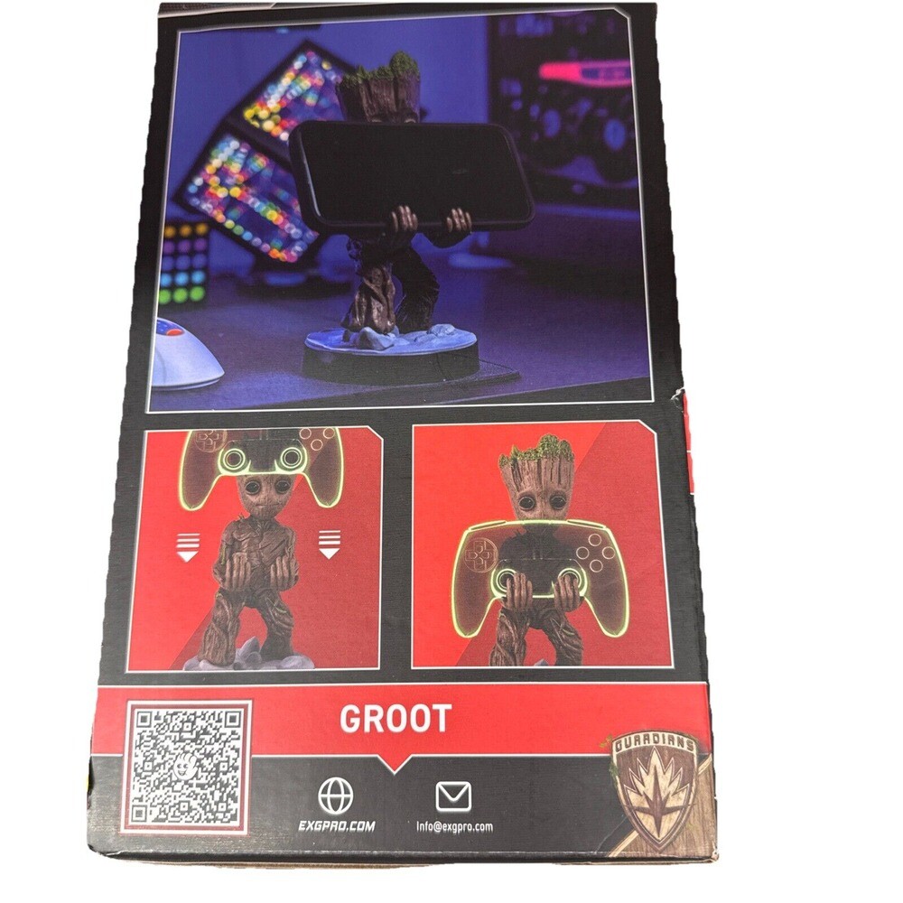 I Am Groot Gaming Cable Guys Original Phone & Controller Holder Character Stand