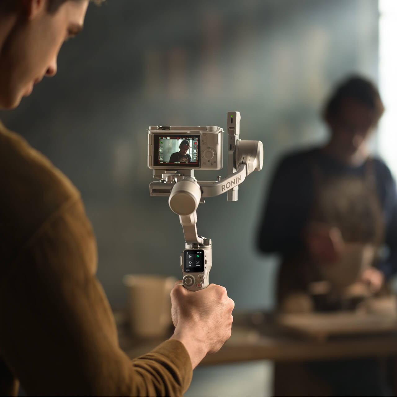 DJI RS4 Mini, Gimbal Stabilizer for Camera, Intelligent Tracking