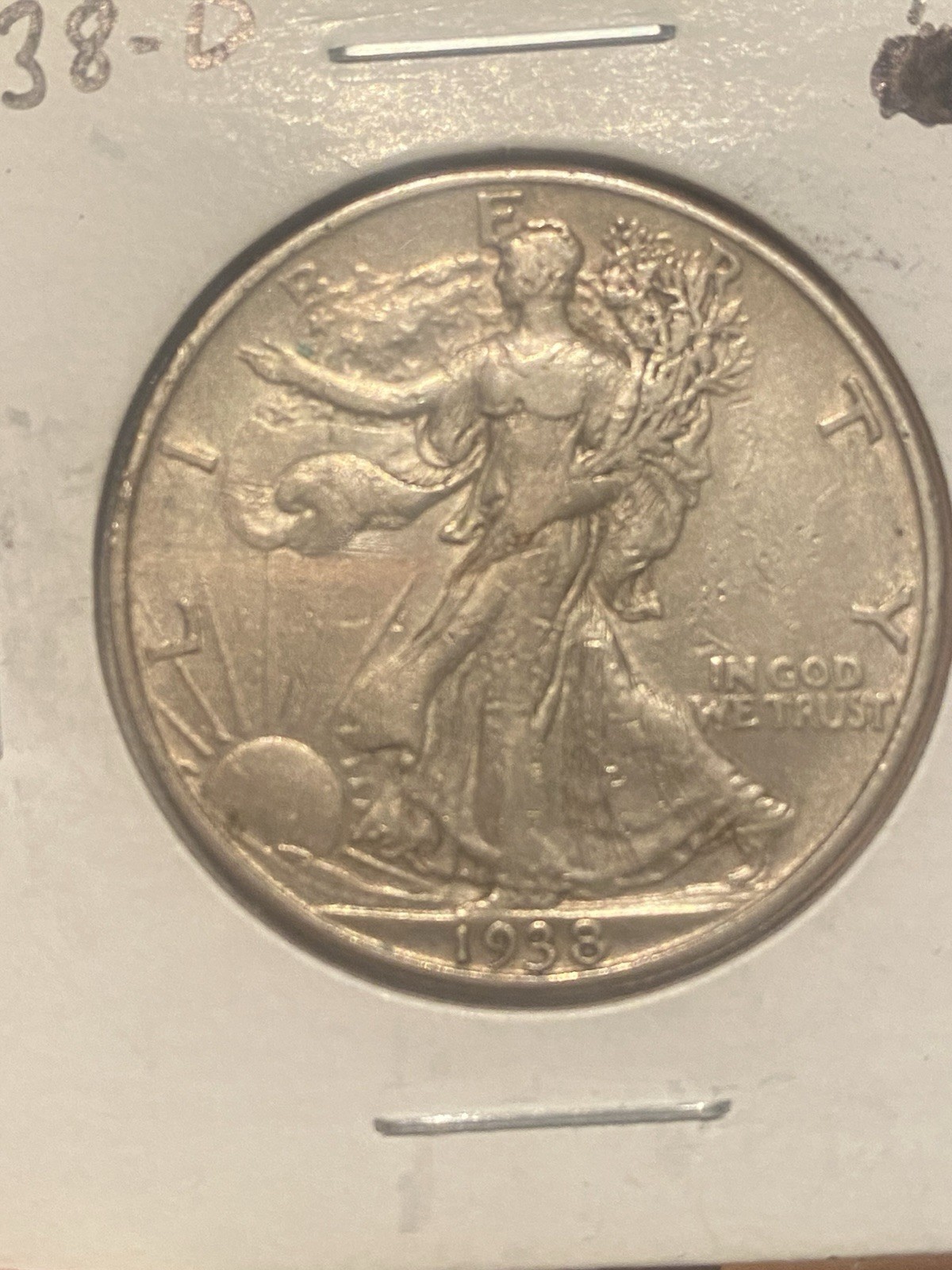 1938-D Walking Liberty Half Dollar ~ Key Date! Denver