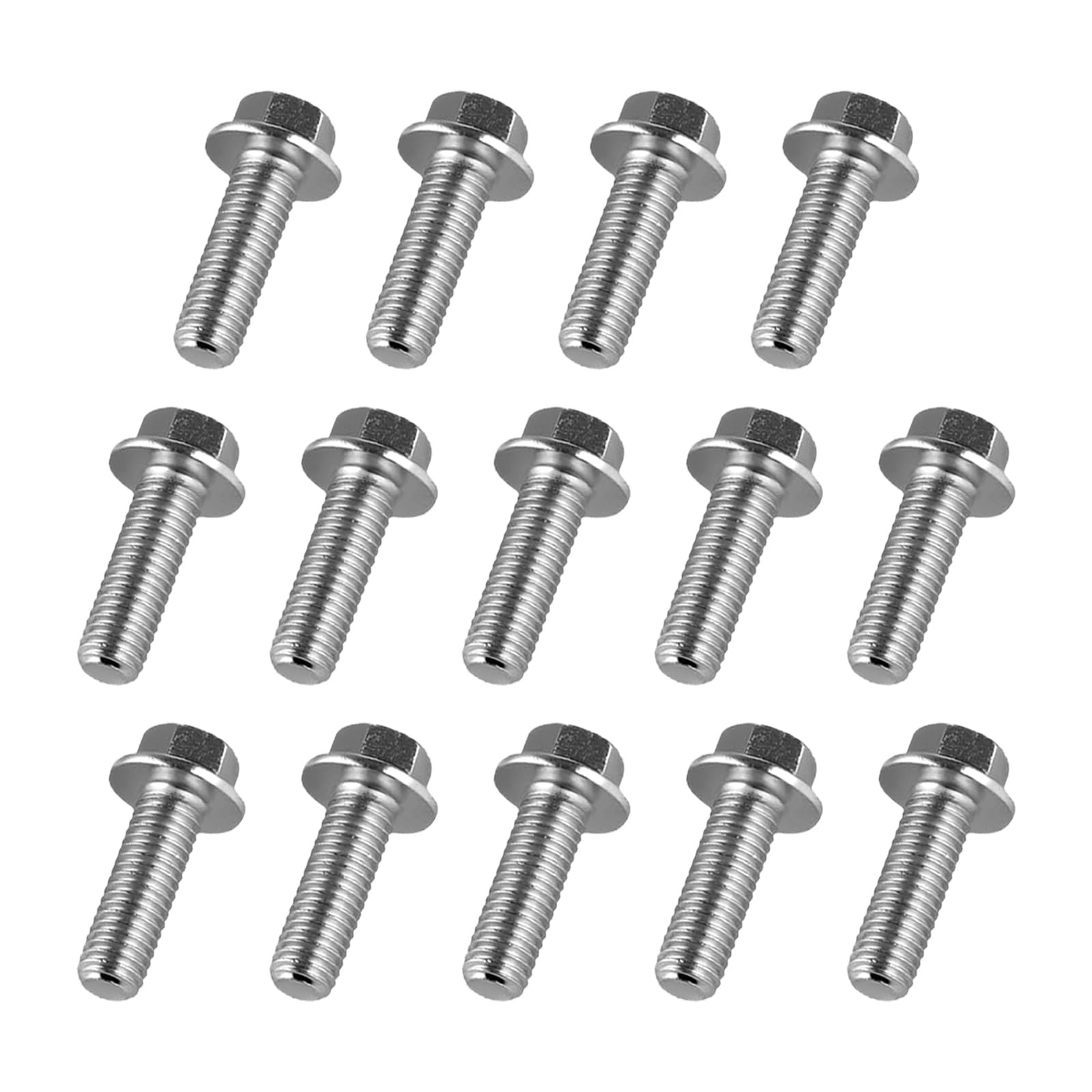 14 PCS Differential Cover Bolts, 304 Stainless Steel Hex Transmission Oil Pan...