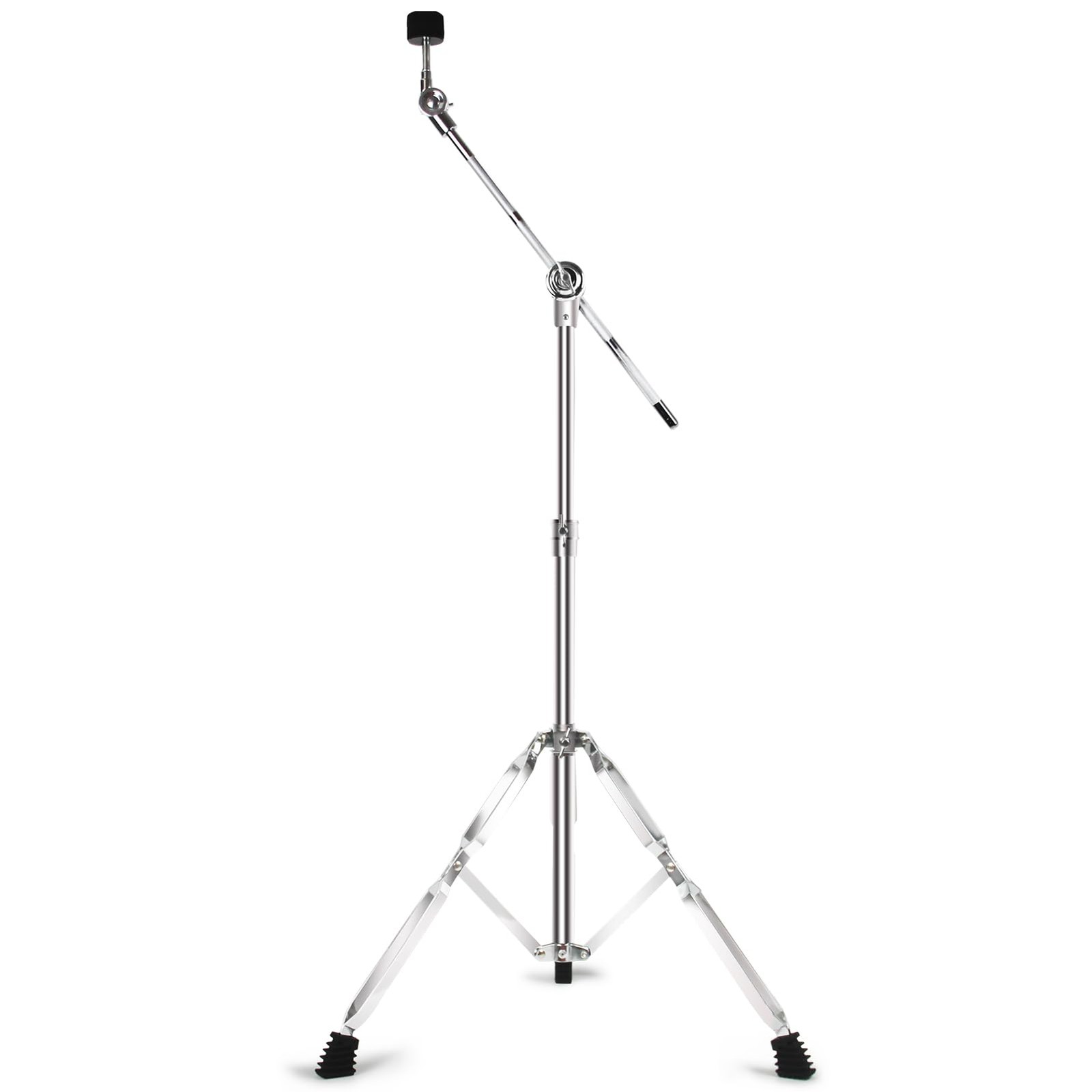 Boom Cymbal Stand, Adjustable Stand for Drum Hardware Silver