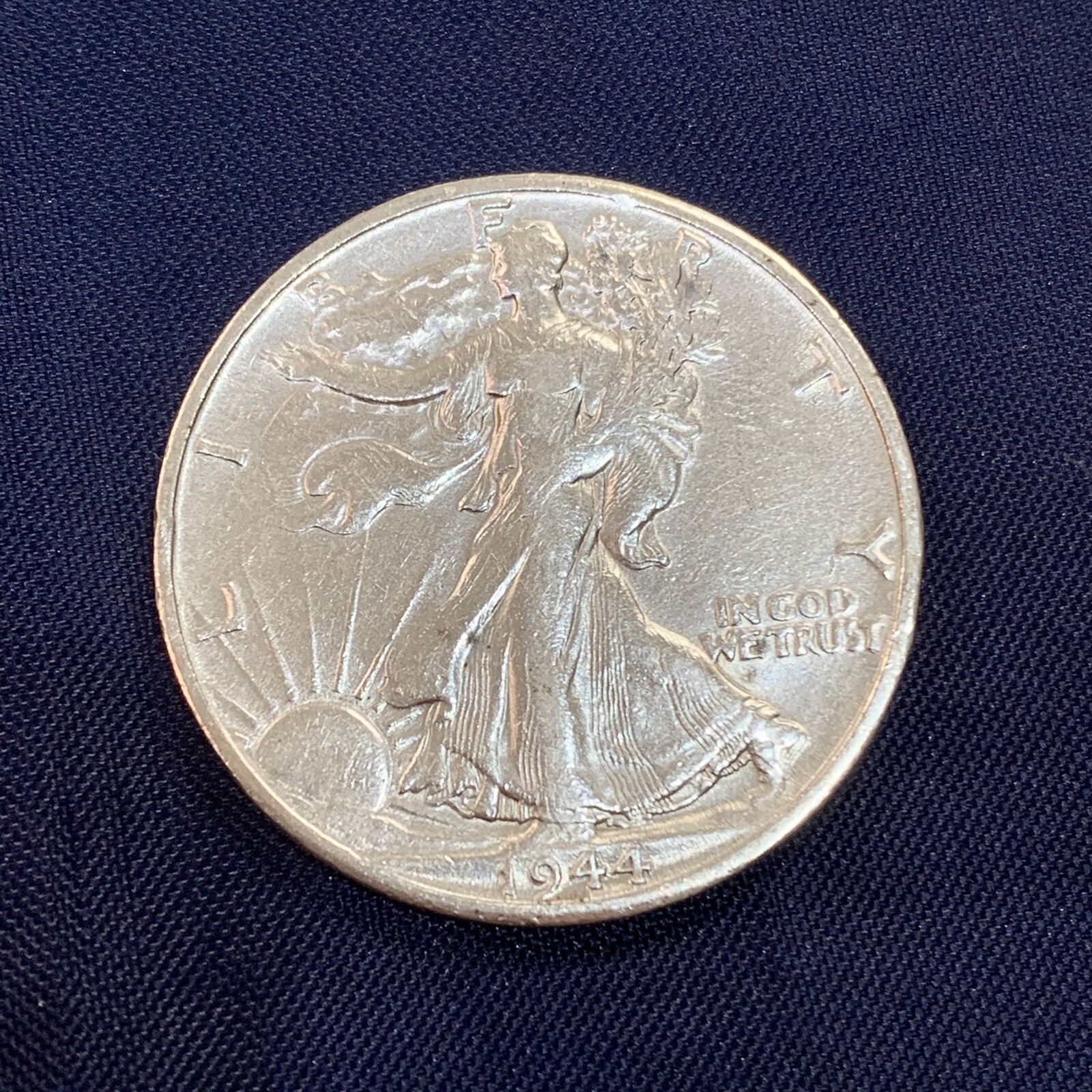 1944-s Walking Liberty Half.  Nice  A.U. (INV)