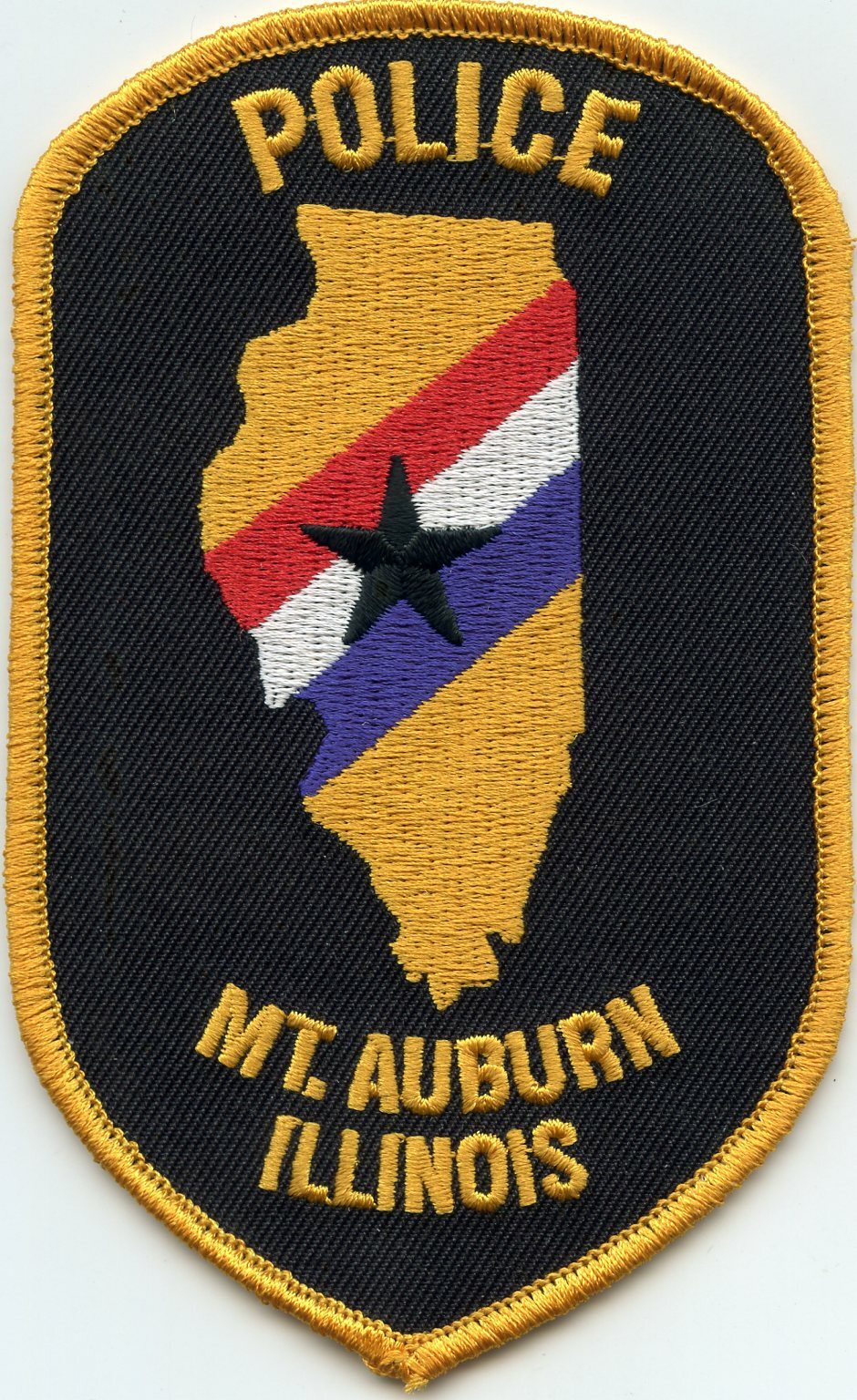MOUNT AUBURN ILLINOIS IL POLICE PATCH
