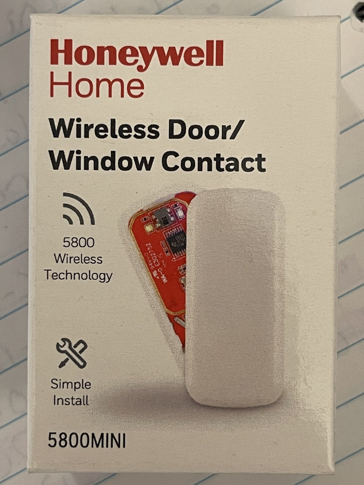 Brand New Honeywell 5800MINI Wireless Slim Contact, Battery Magnet, Stock #2321