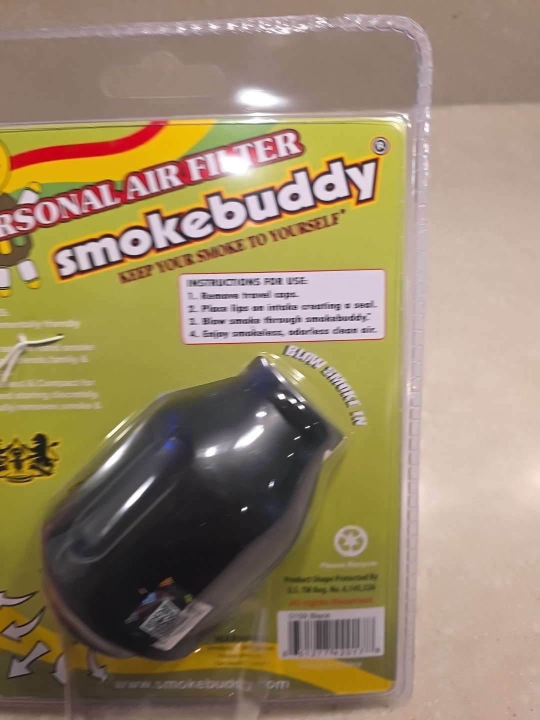 Smokebuddy Personal Air Filter - Black