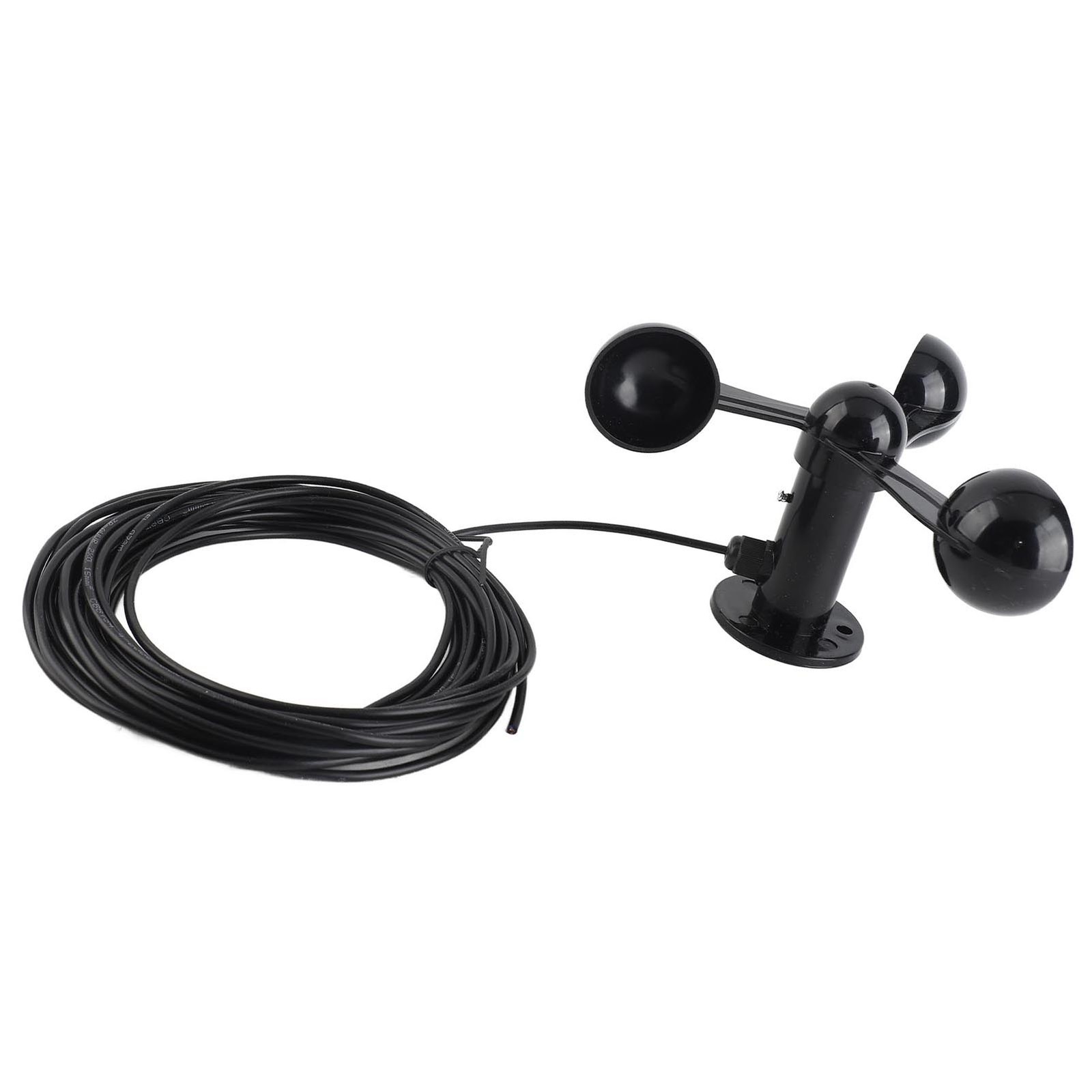 Anemometer Sensor Wind Speeds Cup With 8M Water Resistant Cable 4cm Mounting