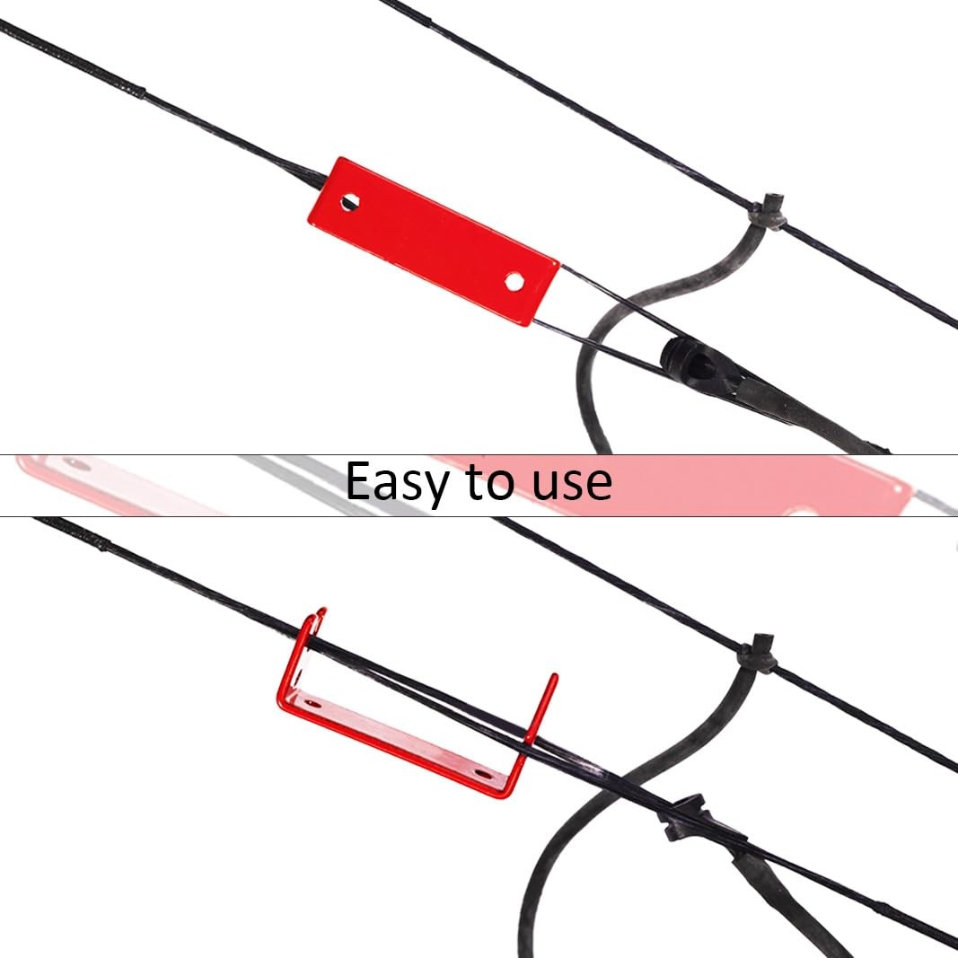 Luoyer Archery Bowstring Separator and Serving Thread Set Peep Red