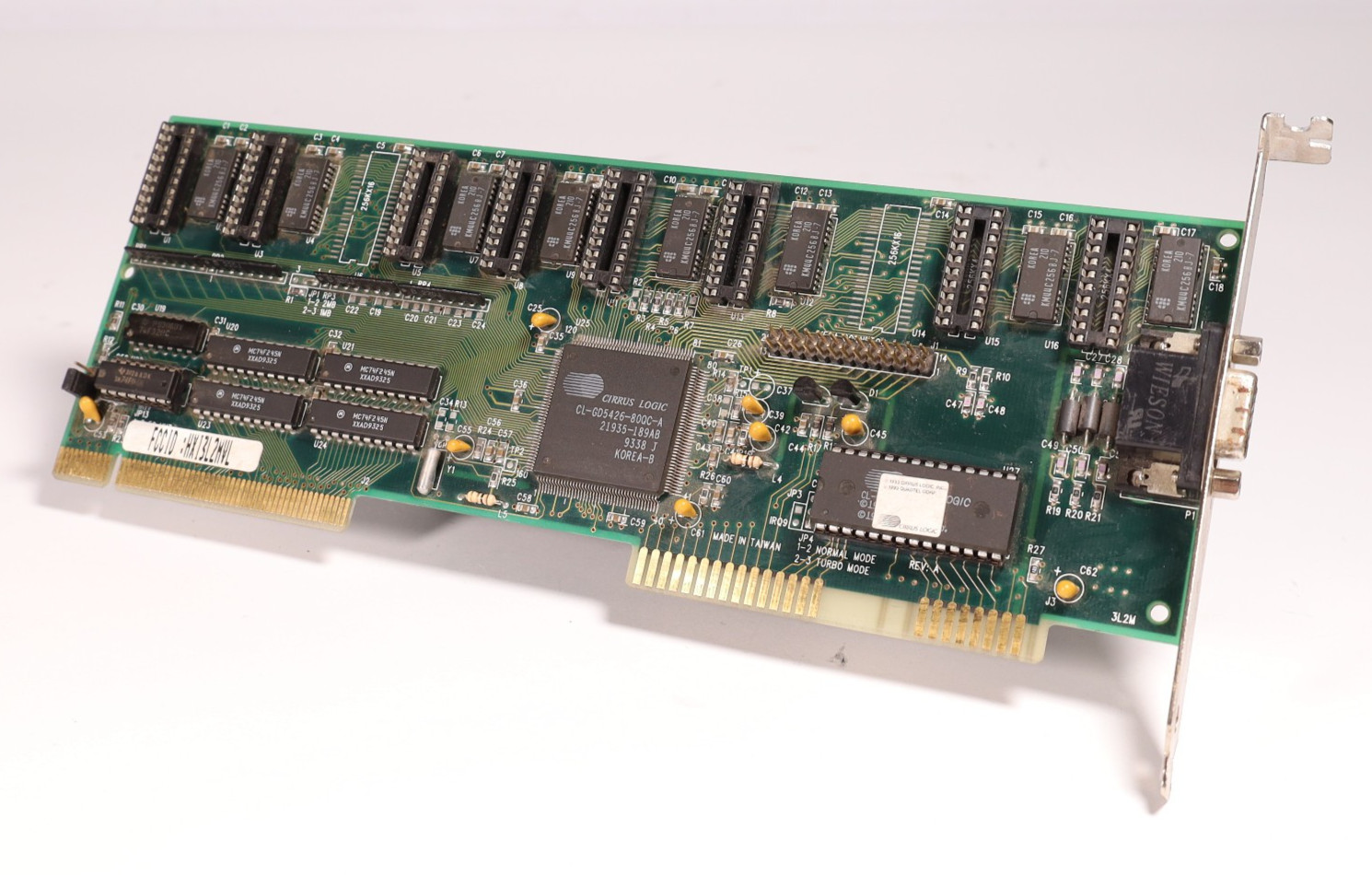 Cirrus Logic Board HXI3L2MVL, VGA-A3K(AC2) vlb CL-GD5426-800C-A