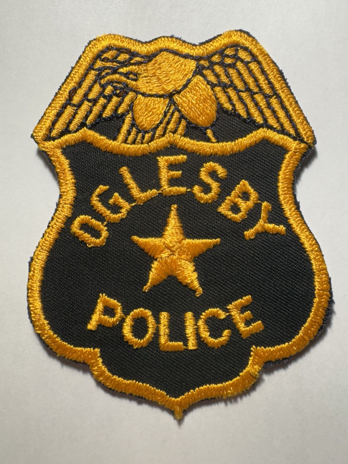 Oglesby Illinois Police Patch ~ Vintage
