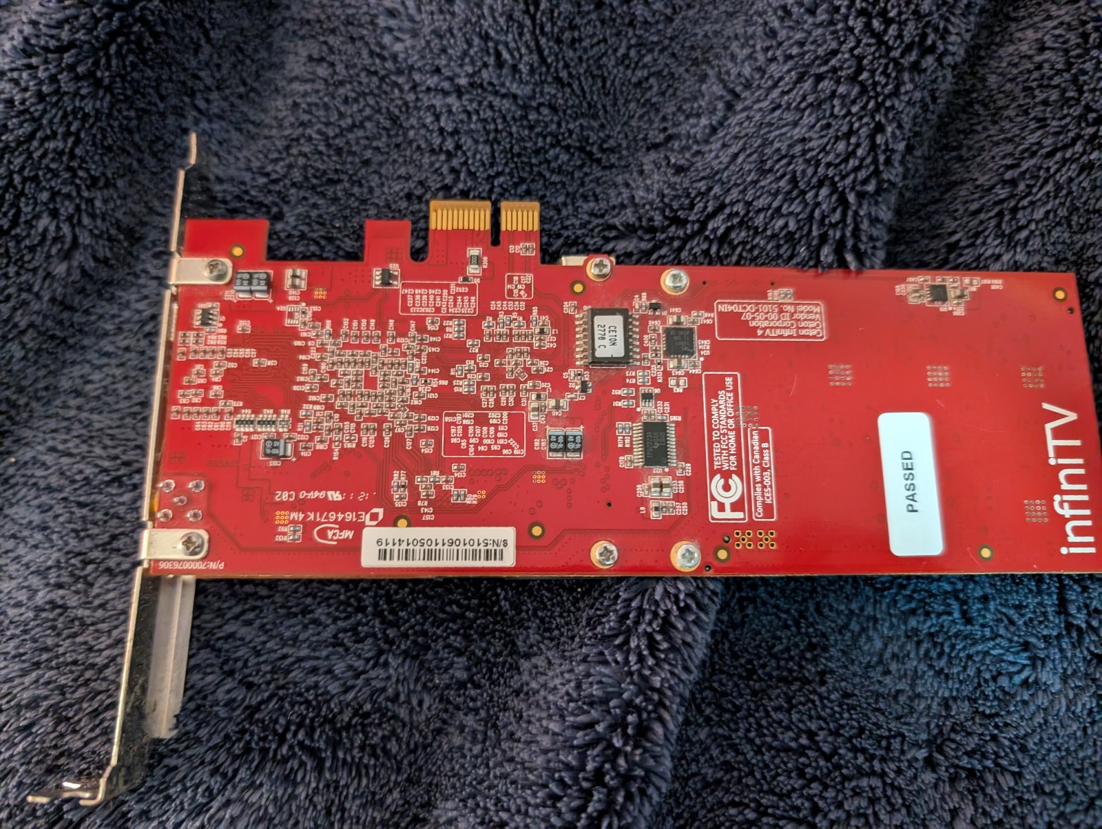 Ceton InfiniTV 4 PCIe CableCARD Tuner Bundle - Tested + Original Box