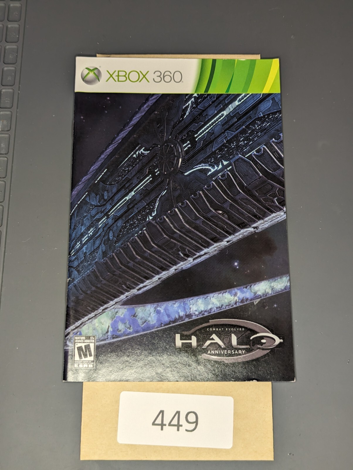 Halo Anniversary Combat Evolved Xbox 360 **MANUAL ONLY**