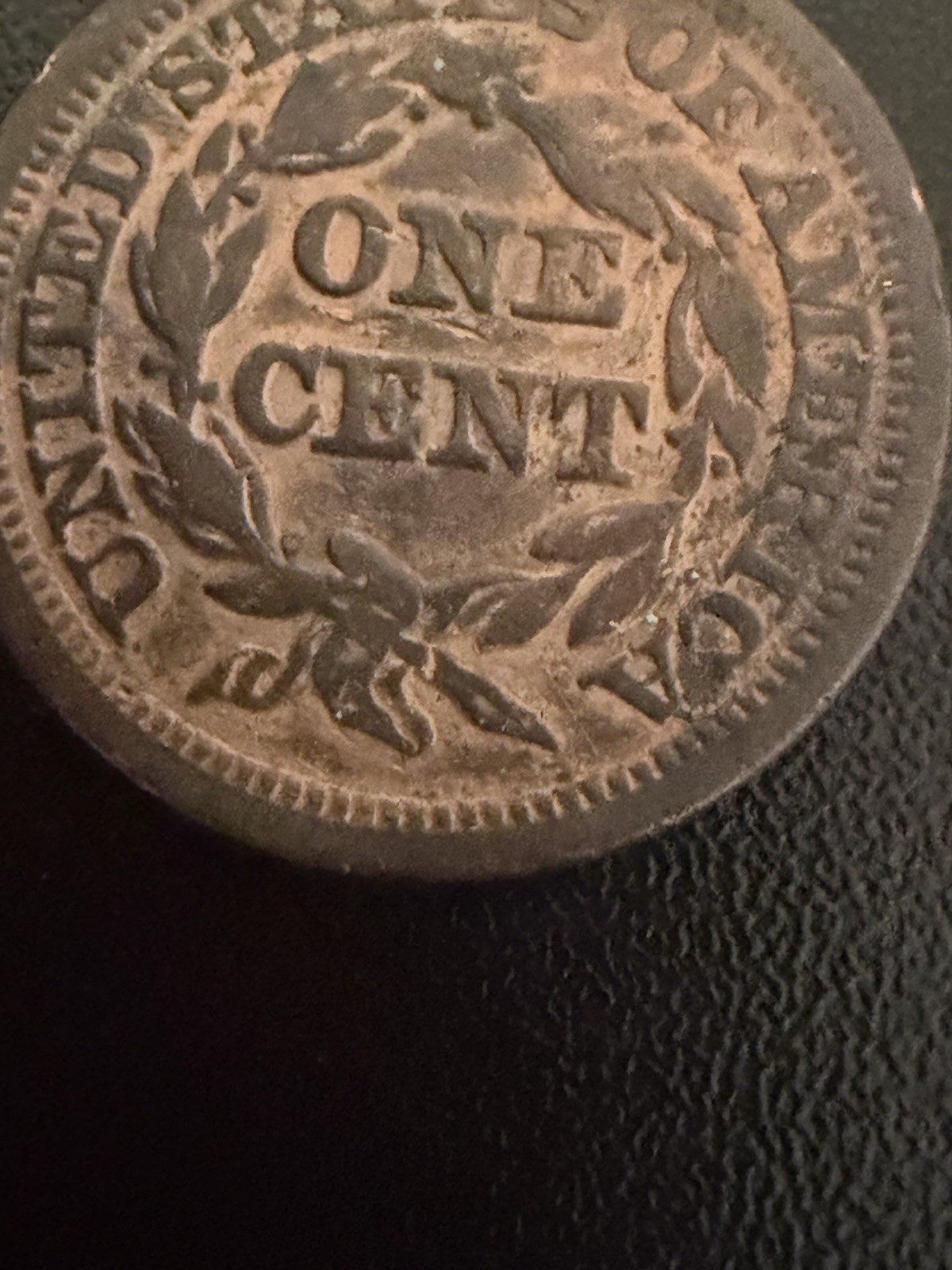1845 Large Cent VG