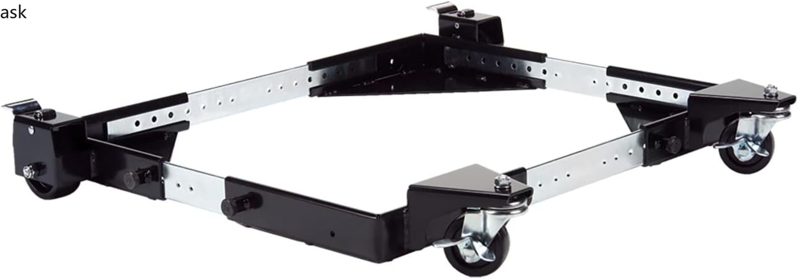 JET Universal Mobile Base, 18"x18" to 28"x28",600 Lb. Capacity(JMB-UMB)Black