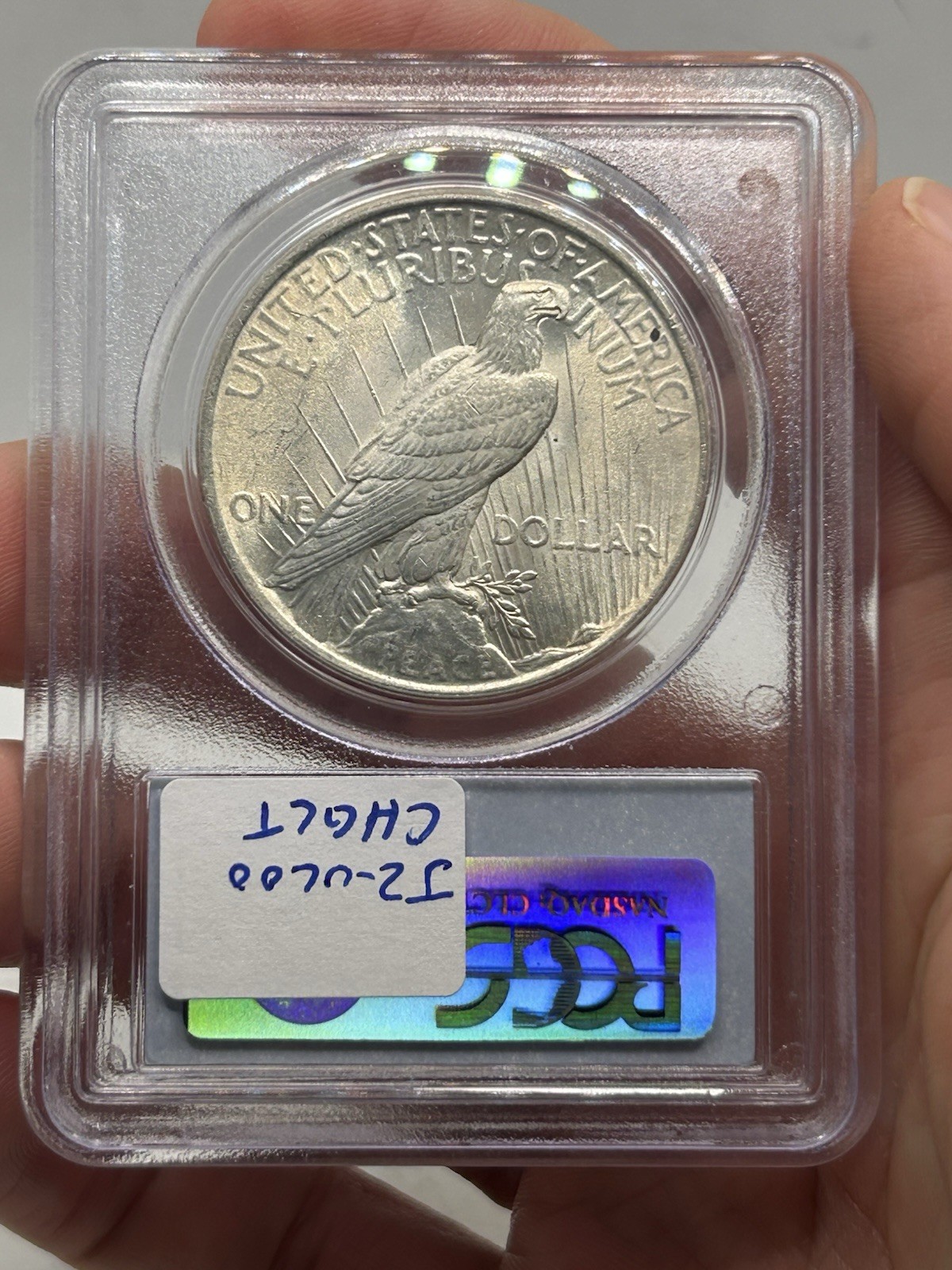 1922 PCGS MS61 VAM-5A Top 50 Scar Cheek Peace Silver Dollar! Rare Variety***