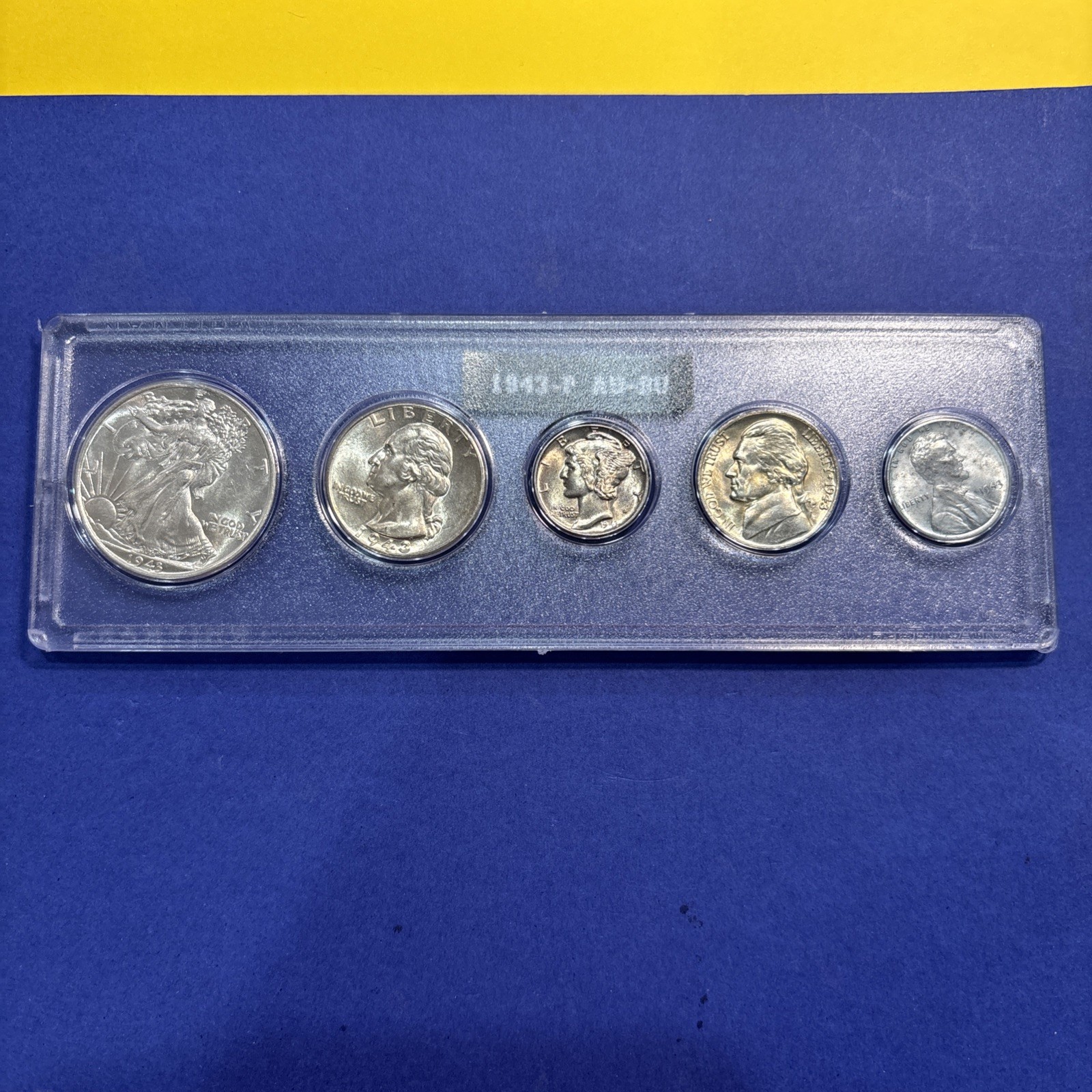 1943-P AU-BU U.S. Mint Coin Set Great Investment Better Quality Coins. Nice Gift