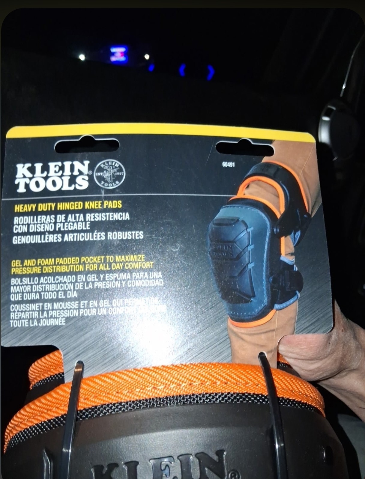 Klein Tools 60491 Heavy Duty Hinged Knee Pads