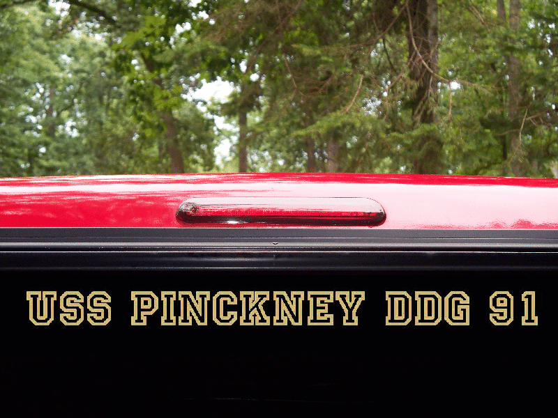 USS PINCKNEY DDG 91 Decal US NAVY Military USN S01