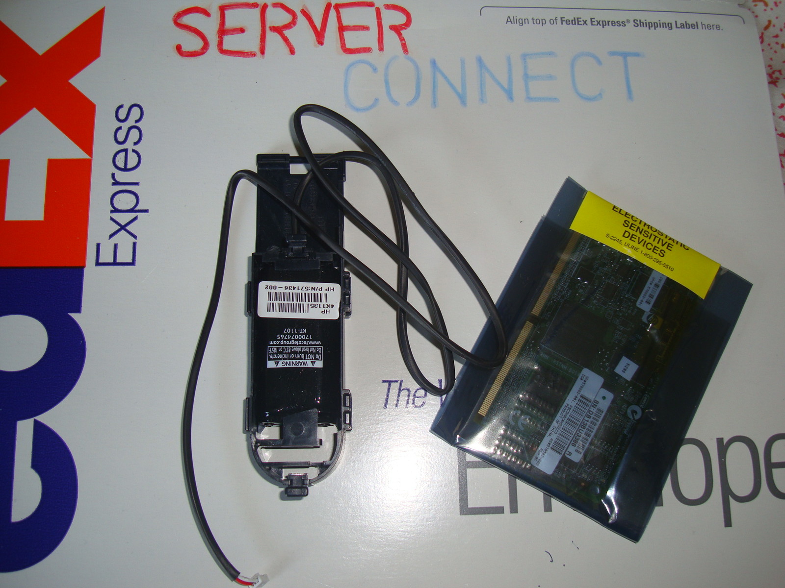534562-B21 505908-001 HP 1gb FLASH BACKED WRITECACHE with CONTROLLER CARD
