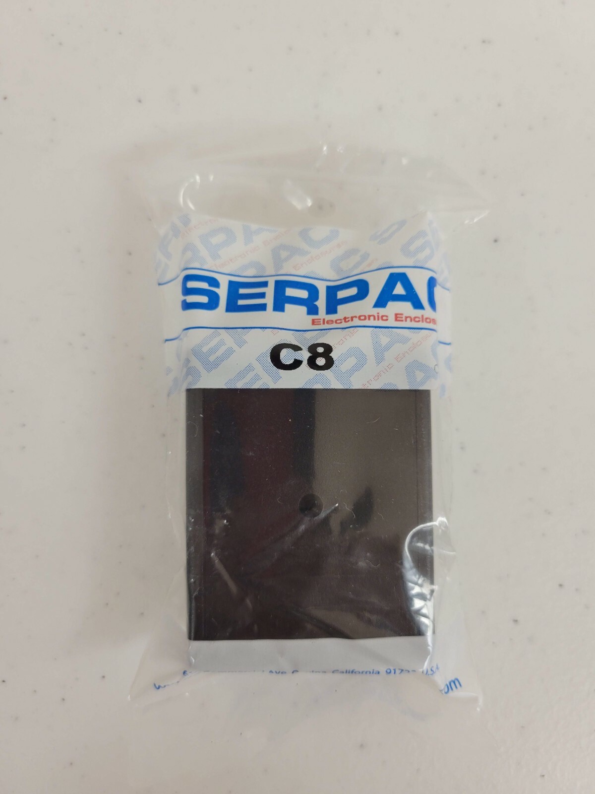 Serpac C8 BK Black Small Plastic Enclosure 2.4" x 1.85" x 0.93" Free Shipping
