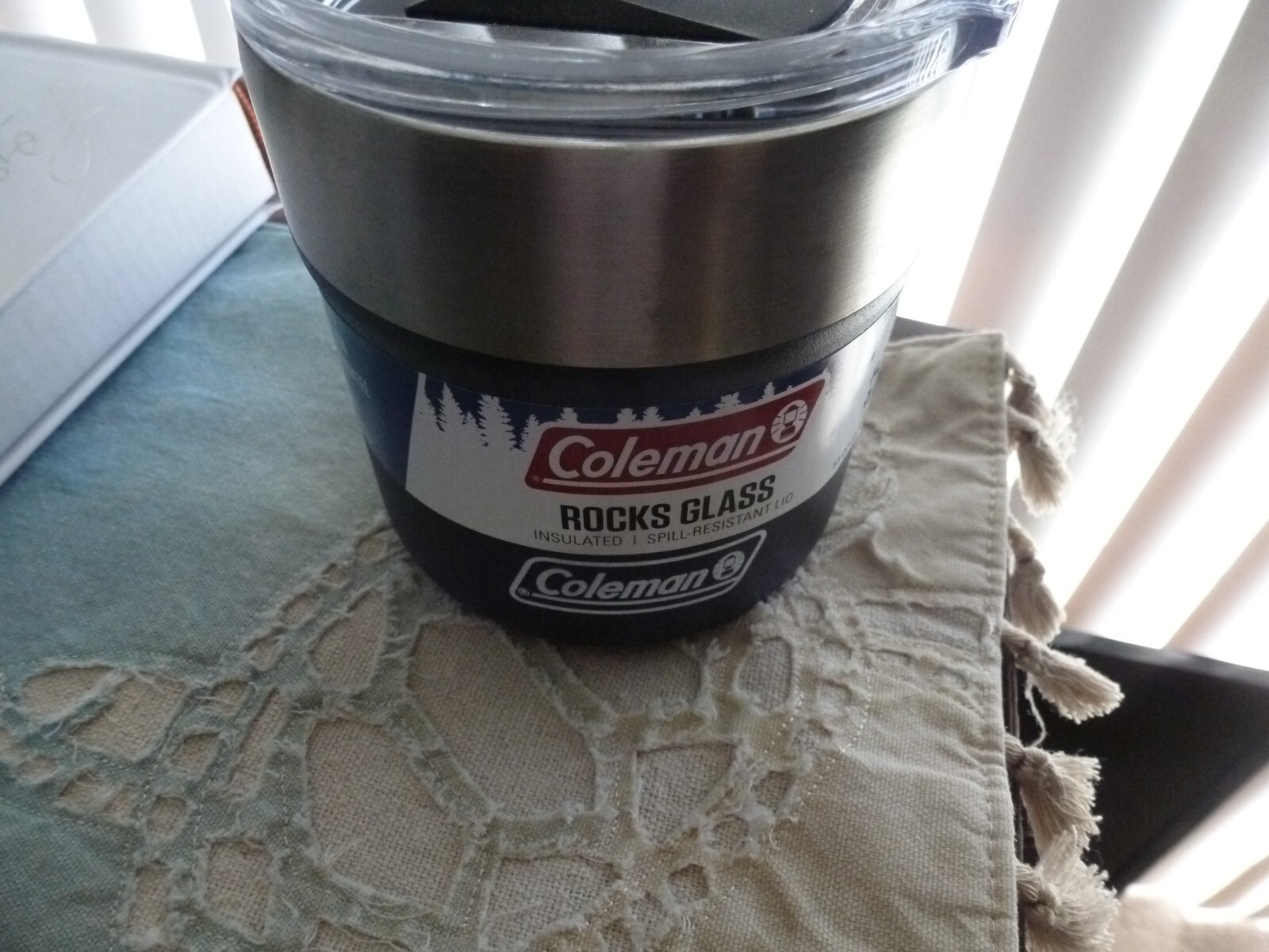 Coleman Sundowner Insulated Stainless Steel Rocks Glass