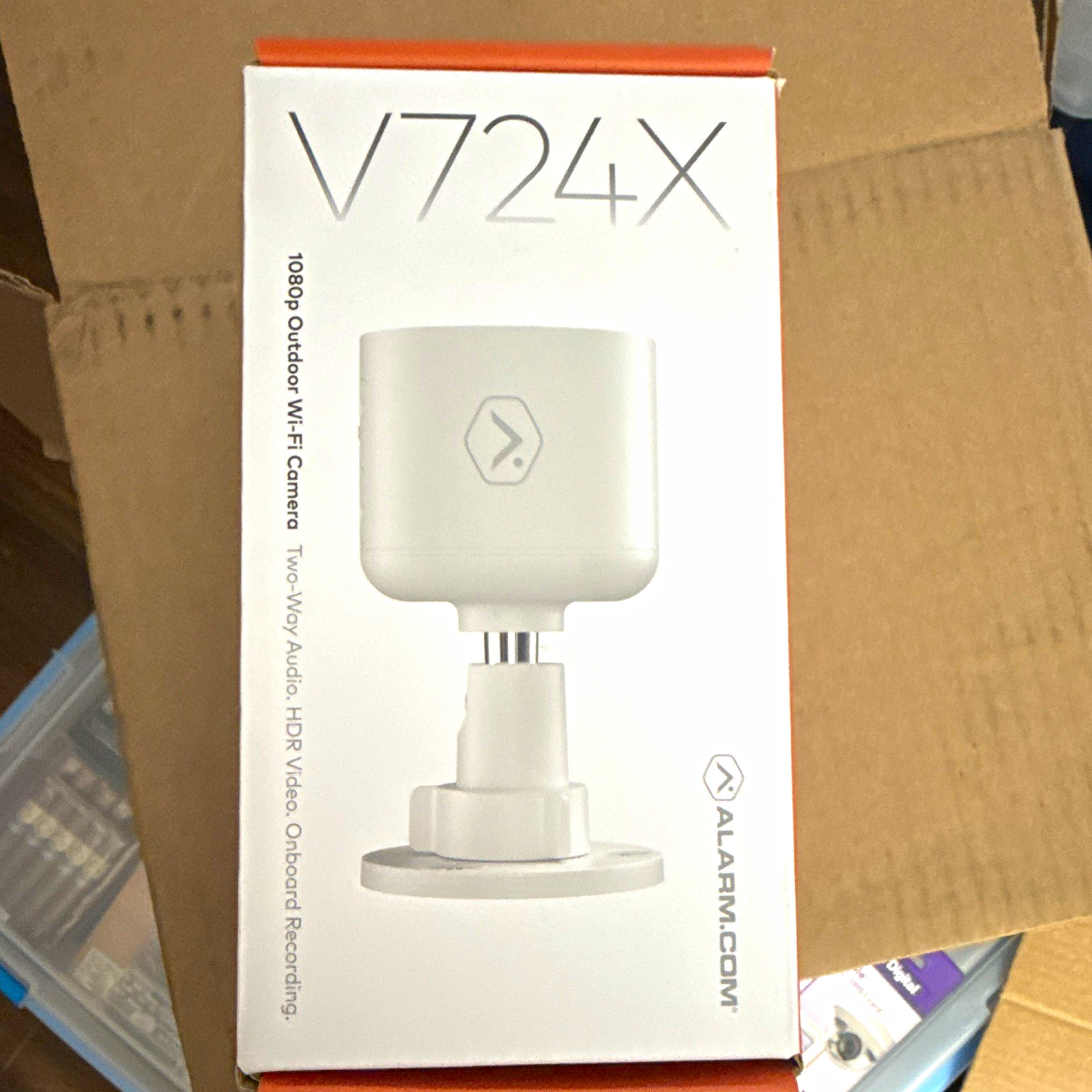 Alarm.com ADC-V724X 1080p Outdoor Wi-Fi IP Camera HDR Two-Way Audio White