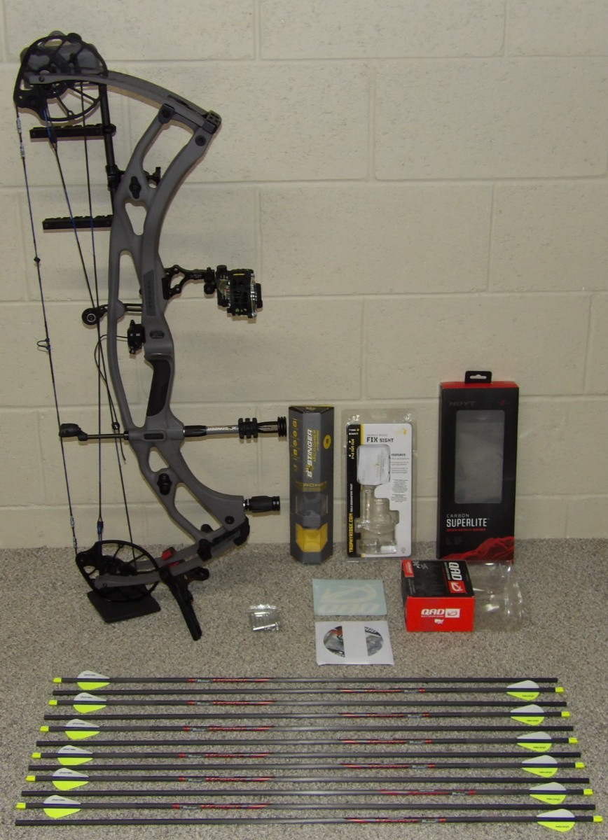Hoyt Carbon RX-9 Ultra Bow Package- RedWrx RX9 -60/70 lb- Tombstone- LEFT Handed