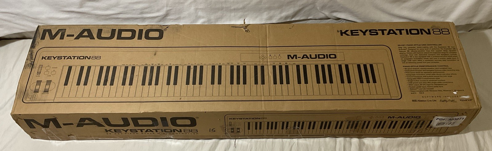 Keystation88, M-Audio, MIDI, Keyboard, Keystation, 88,